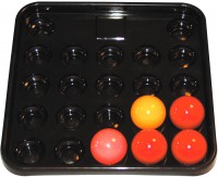 Snooker ballen tray
